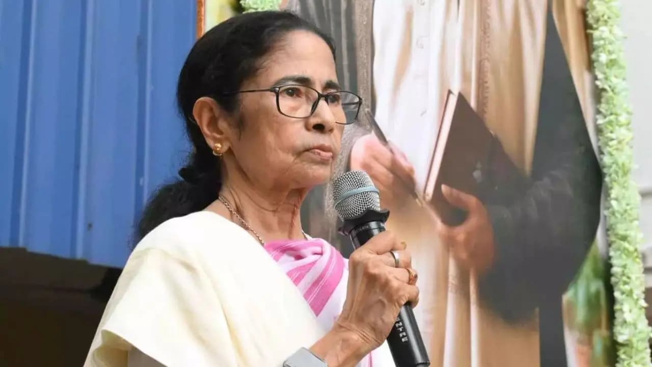 West Bengals Ex Chief Minister Mamata Banerjee congratulatory message following the victory oath-taking in Tamil Nadu by TVKs Vijay