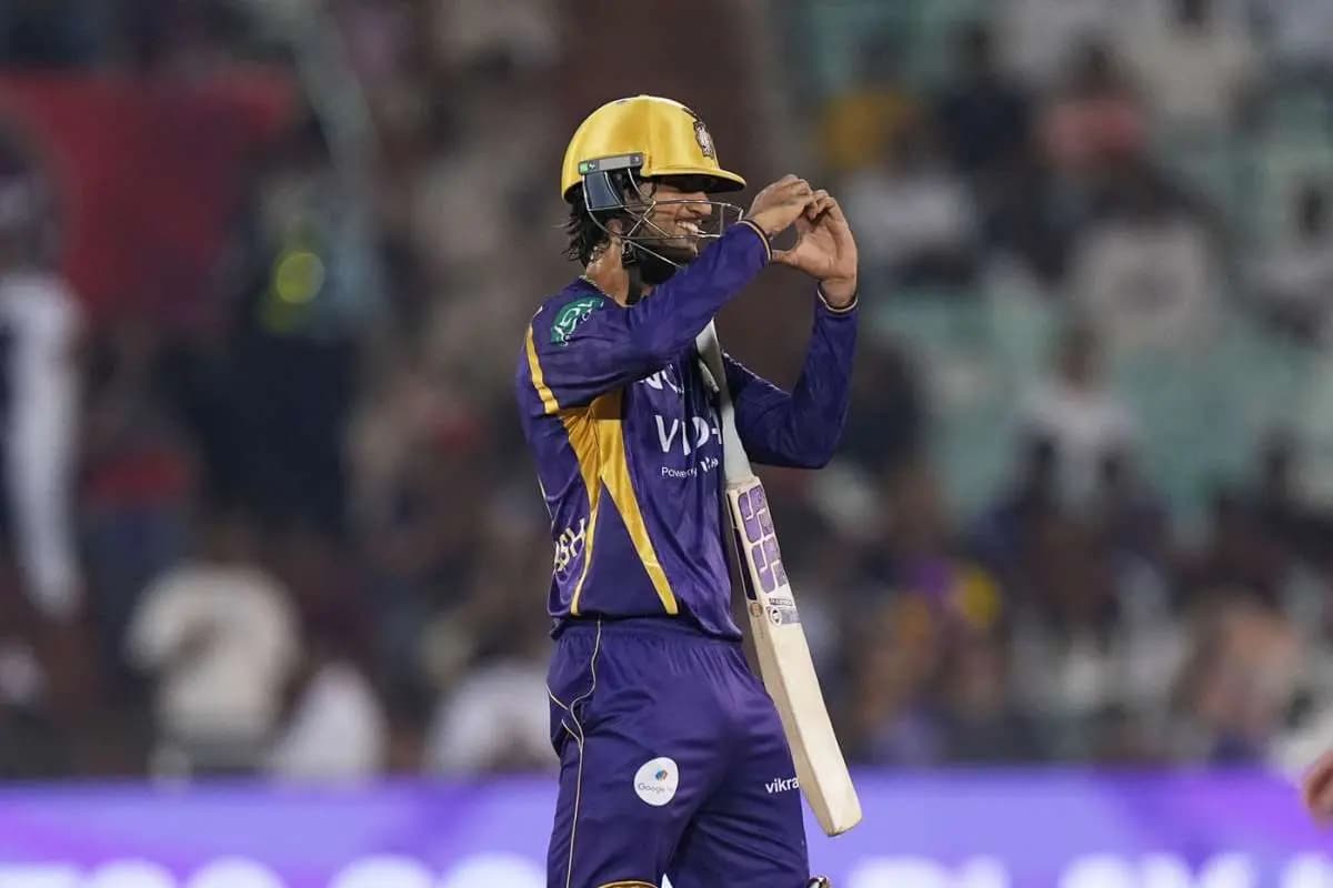 Angkrish Raghuvanshi scores fifty, KKR set 193 runs target for RCB 