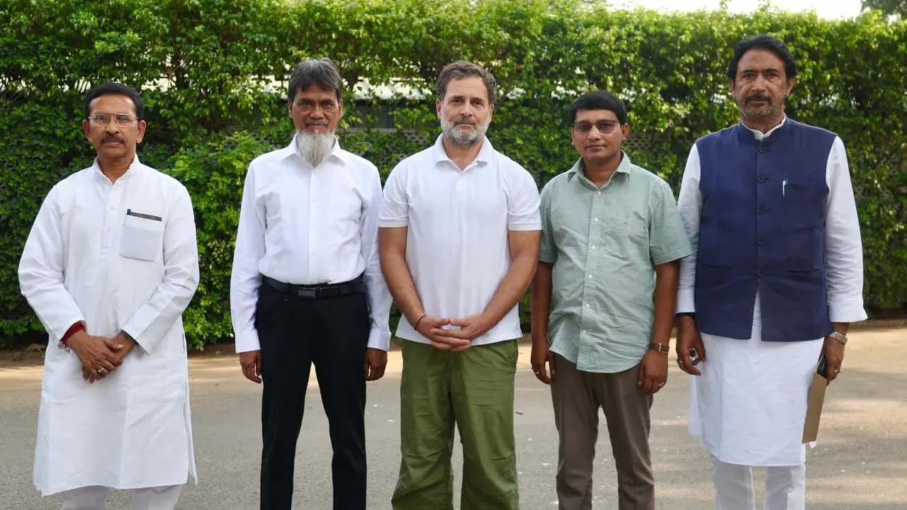 Rahul Gandhi has gifted a chocolate to Raninagars Congress MLA Zulfiqar Ali