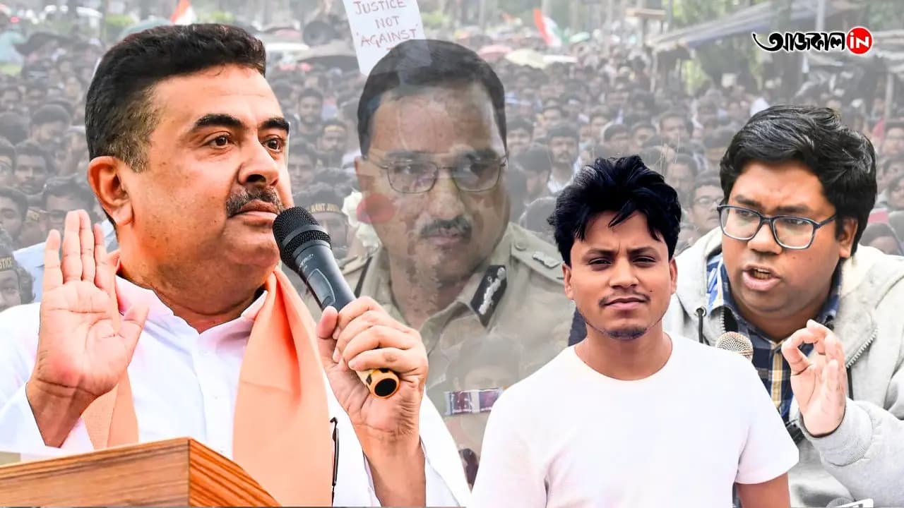 RG Far Case Big Update Suvendu Adhikari suspends three ips officers Asfakulla Naiya Aniket Mahato reacts