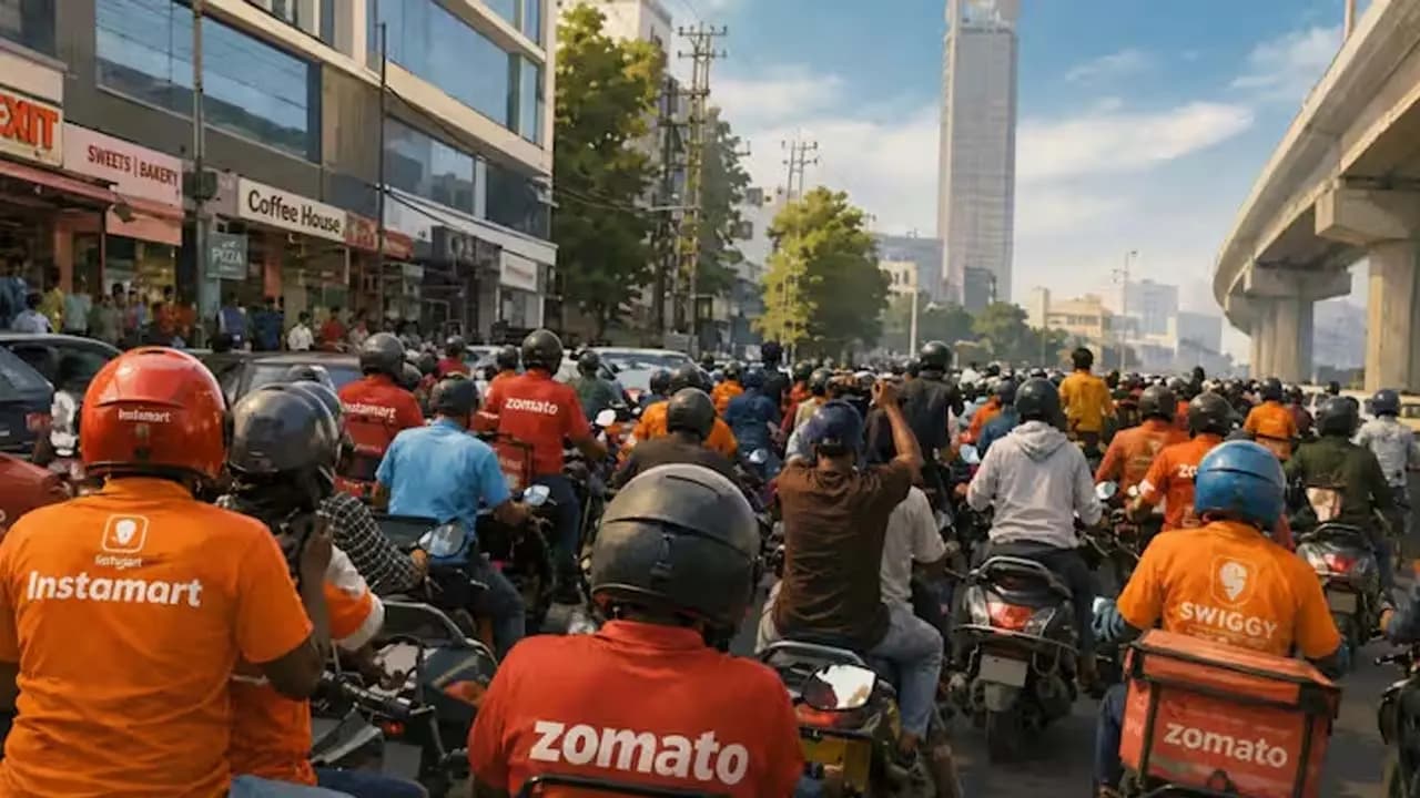 Food delivery halted nationwide cabs unavailable Gig workers strike underway