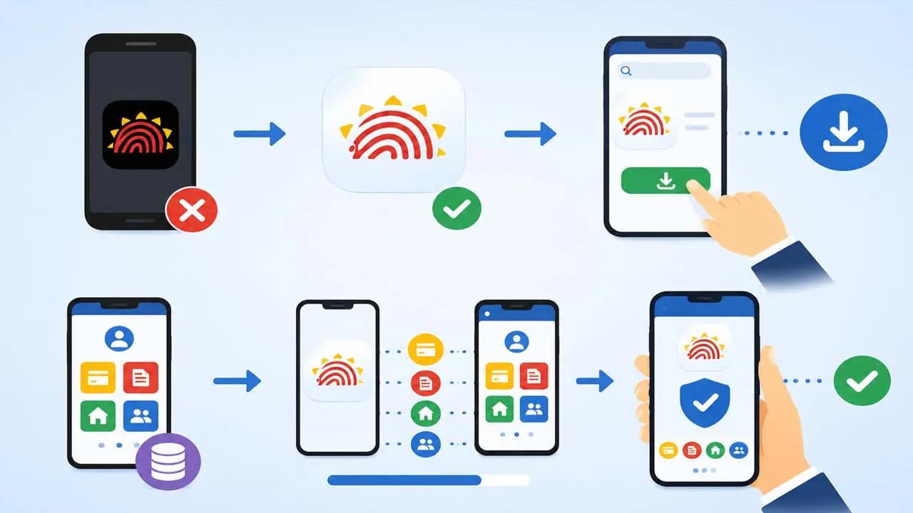 A New Aadhaar App Is Replacing m-Aadhaar What Are Its Key Features Learn the Complete Data Transfer Process 