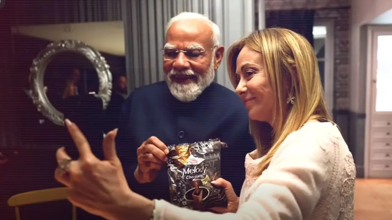 Narendra Modi gifts Melody toffee to Giorgia Meloni, Sweet Moment Viral