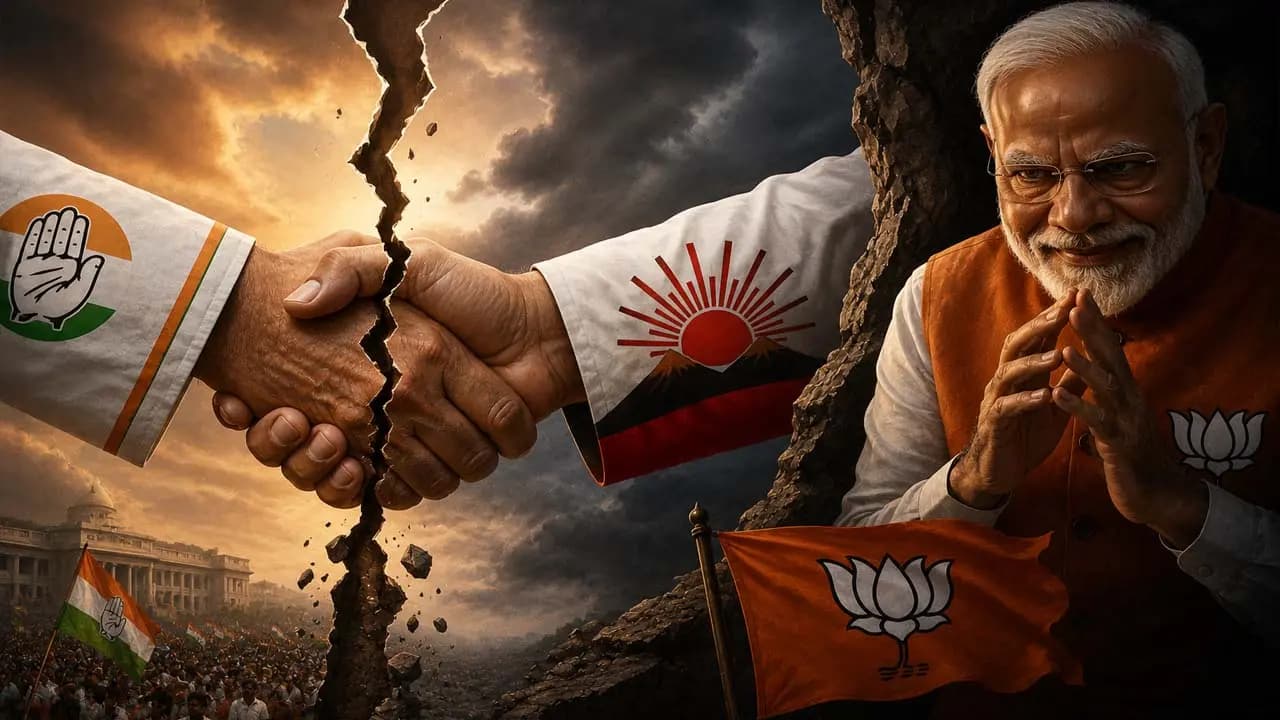  Congress-DMK Split BJP Desperate to Capitalize on the Opportunity