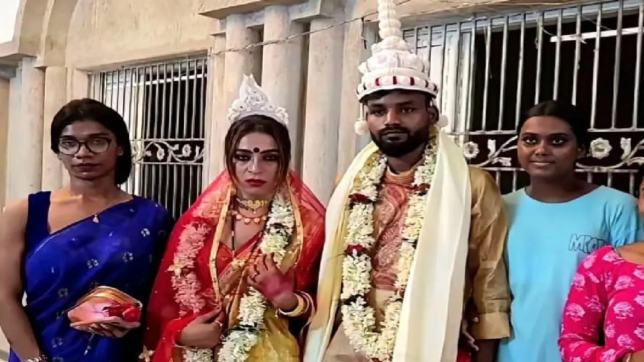 Exceptional marriage at Kanchrapara west bengal