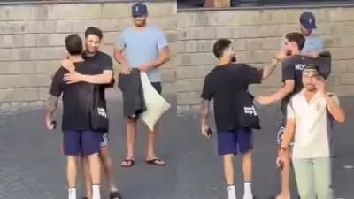 Virat Kohli's playful beard gesture to Shubman Gill goes viral ahead of Qualifire 1