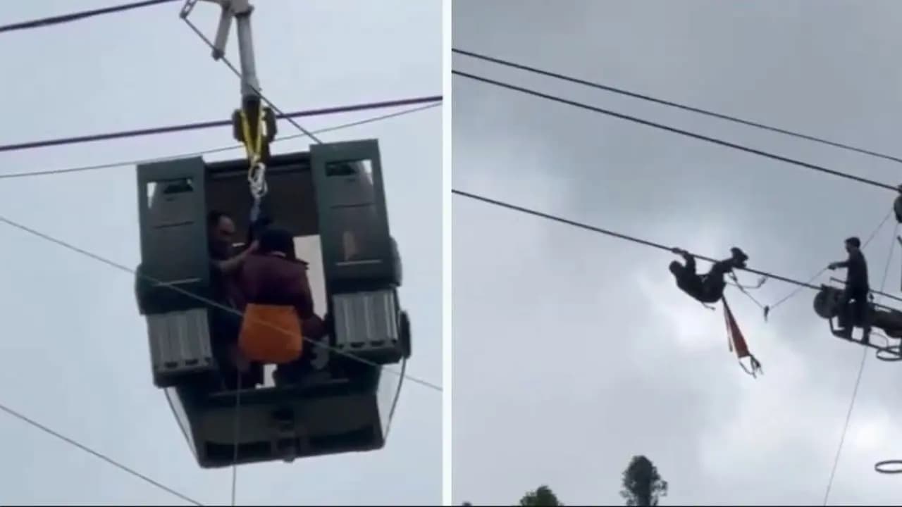 Mid Air Scare For 300 Tourists As Technical Glitch Halts Gulmarg Gondola