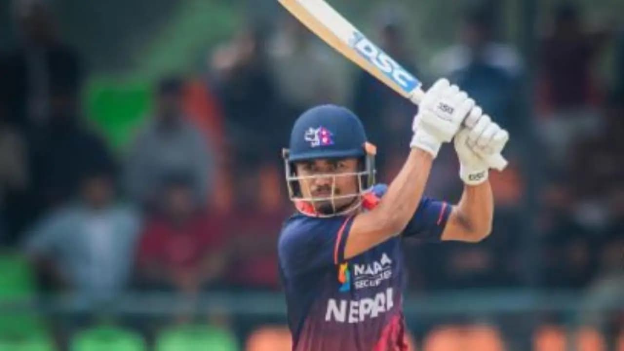 Star Nepal cricketer Rohit Paudel was at the receiving end of a bizarre dismissal on Friday during an ICC Cricket World Cup League Two match against USA 