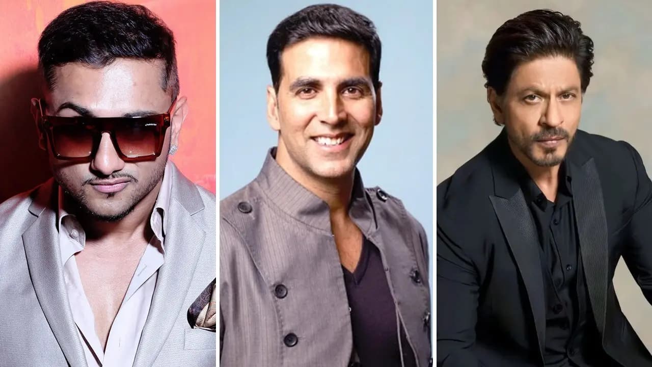 Honey Singh-Akshay Kumar-Shah Rukh Khan