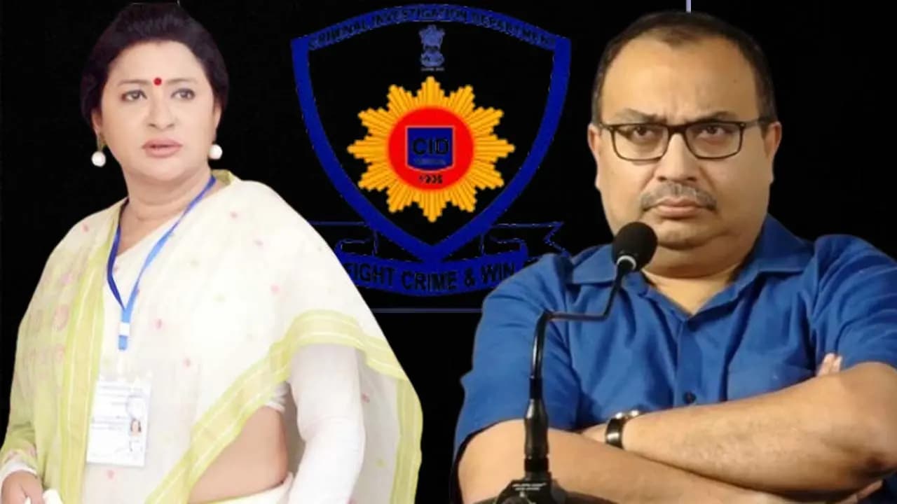 CID at the homes of TMC MLA Nayna Banerjee and Kunal Ghosh 