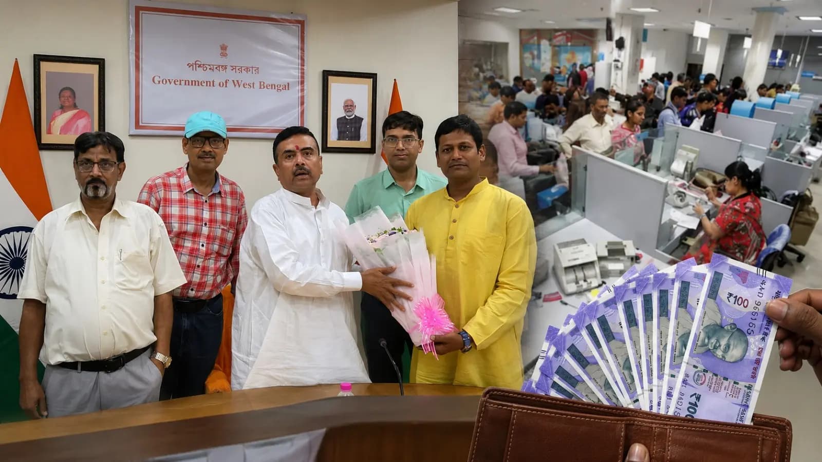 DA Update: Suvendu Adhikari Offers Big Assurance on Dearness Allowance for State Govt Employees at Meeting
