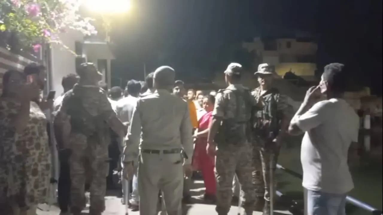 Police Visit Former TMC MLA Debaprasad Bag Residence in Kalna
