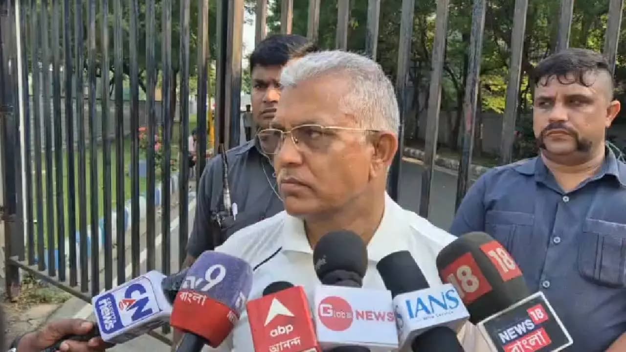 BJP leader Dilip Ghosh lashed out the Trinamool Congress in scathing terms