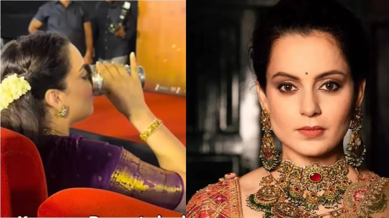 Kangana Ranaut Silver Glass Water Benefits