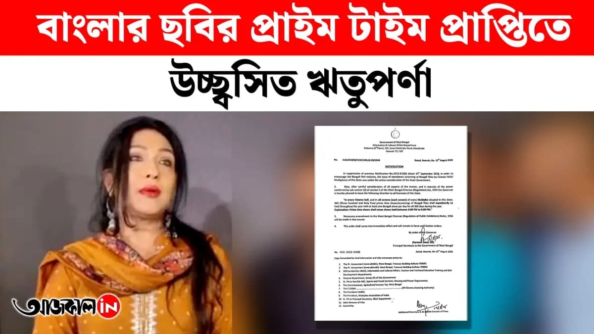 Bengali Actress Rituparna Sengupta Excited on Government New Decision on Bengali Film Screening Regulation