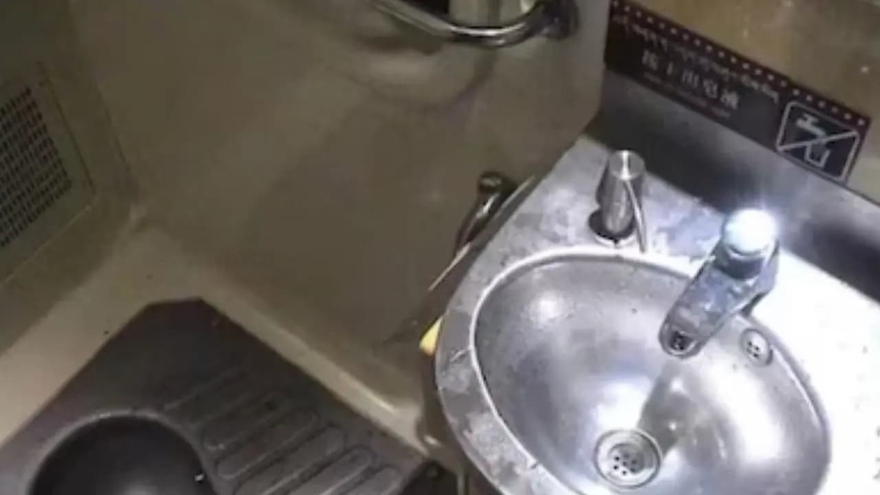 where does human excreta gets disposed in indian train