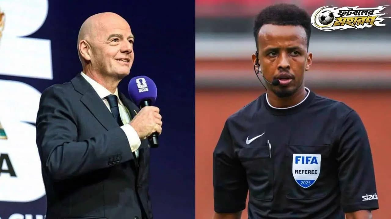 FIFA Chief Gianni Infantino finally reacts after Somali referee denied US entry 