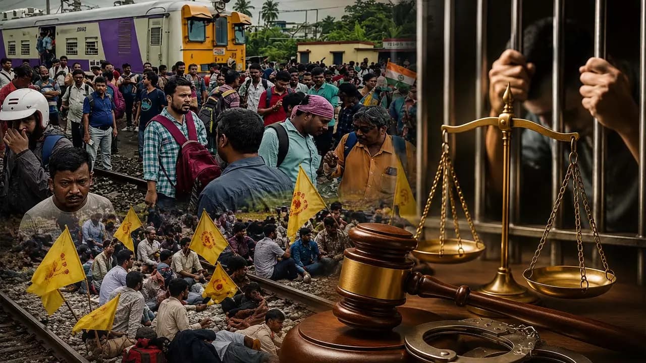 Frequent train blockades Railways issue stern warning what are the penalties for violating the law 
