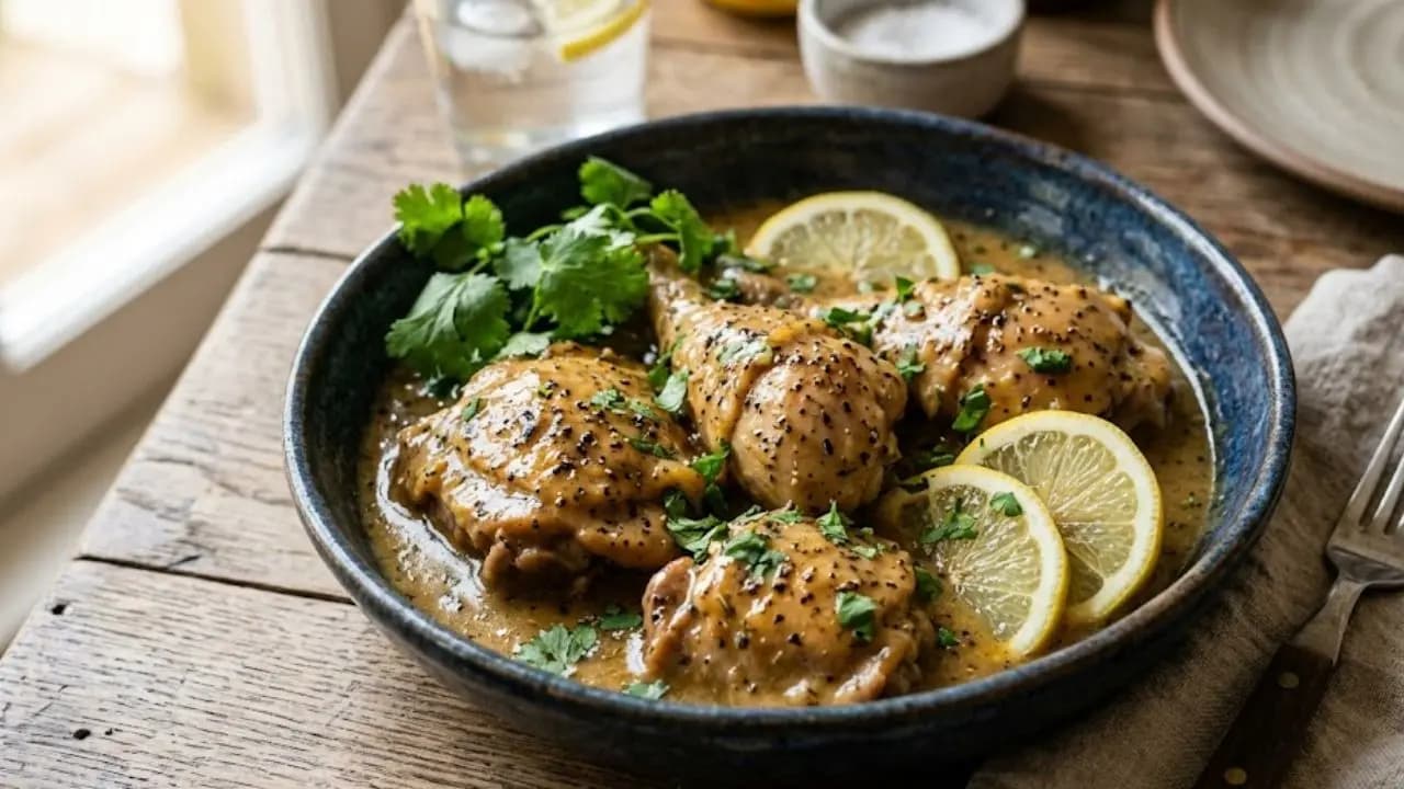 Lemon pepper chicken