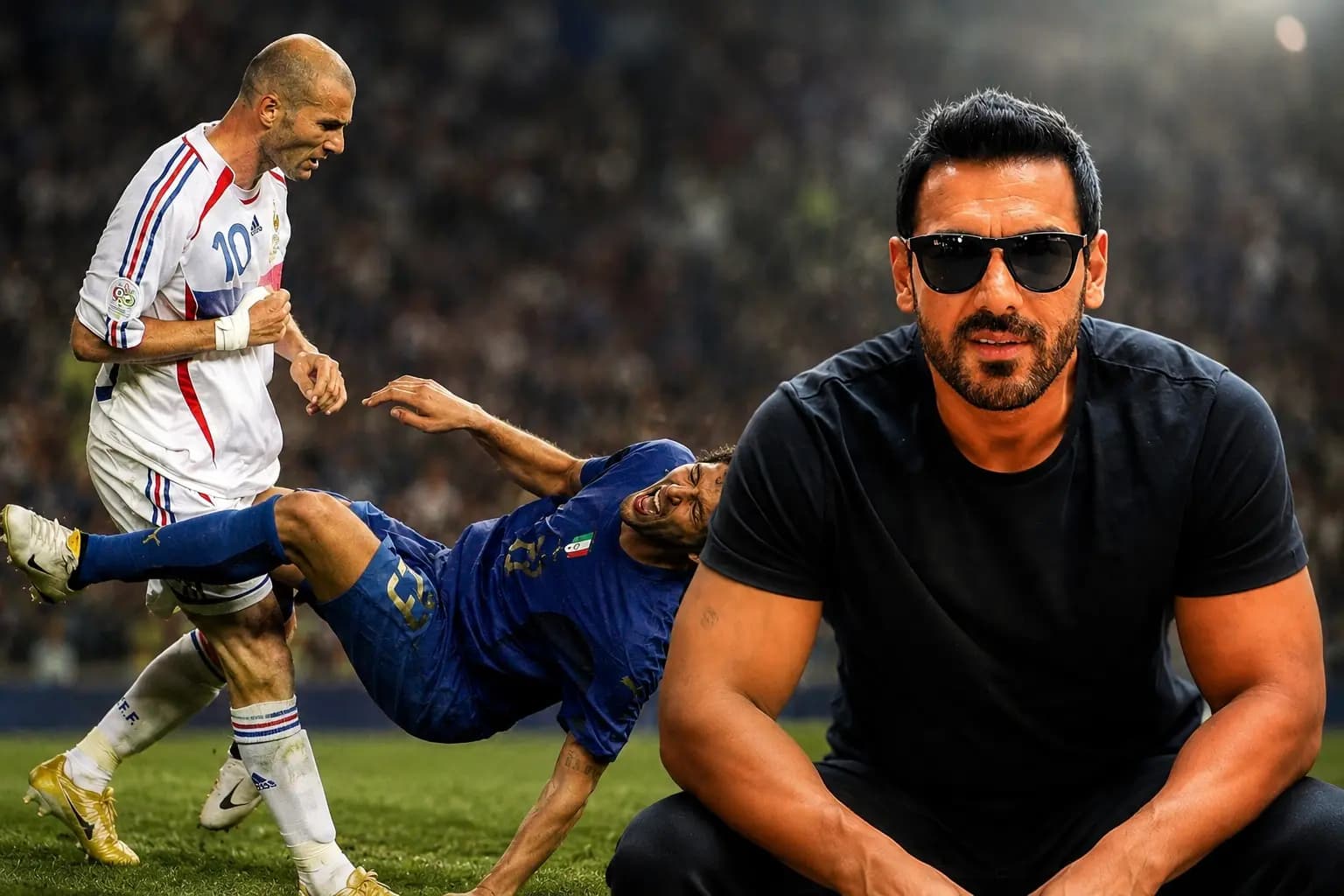 John Abraham Once Revealed He Witnessed Zinedine Zidane s Fifa World Cup 2006  Iconic Headbutt From From The Stadium 