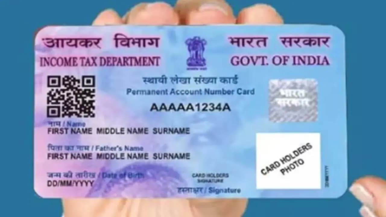 Pan card: for these transactions this document is needed