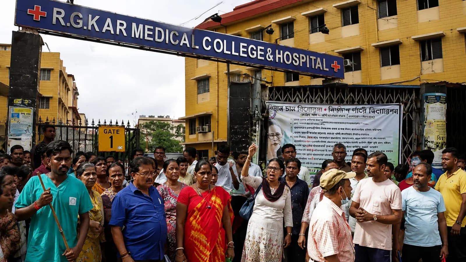 Workers are protesting over pay slip and EPF corruption allegations