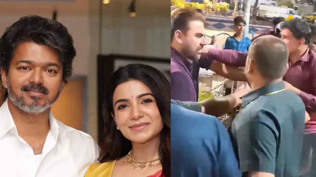 Samantha Meets Tamil Nadu Chief Minister VijayArbaaz Khan Startled As Man Tries To Enter His Car In Kolkata
