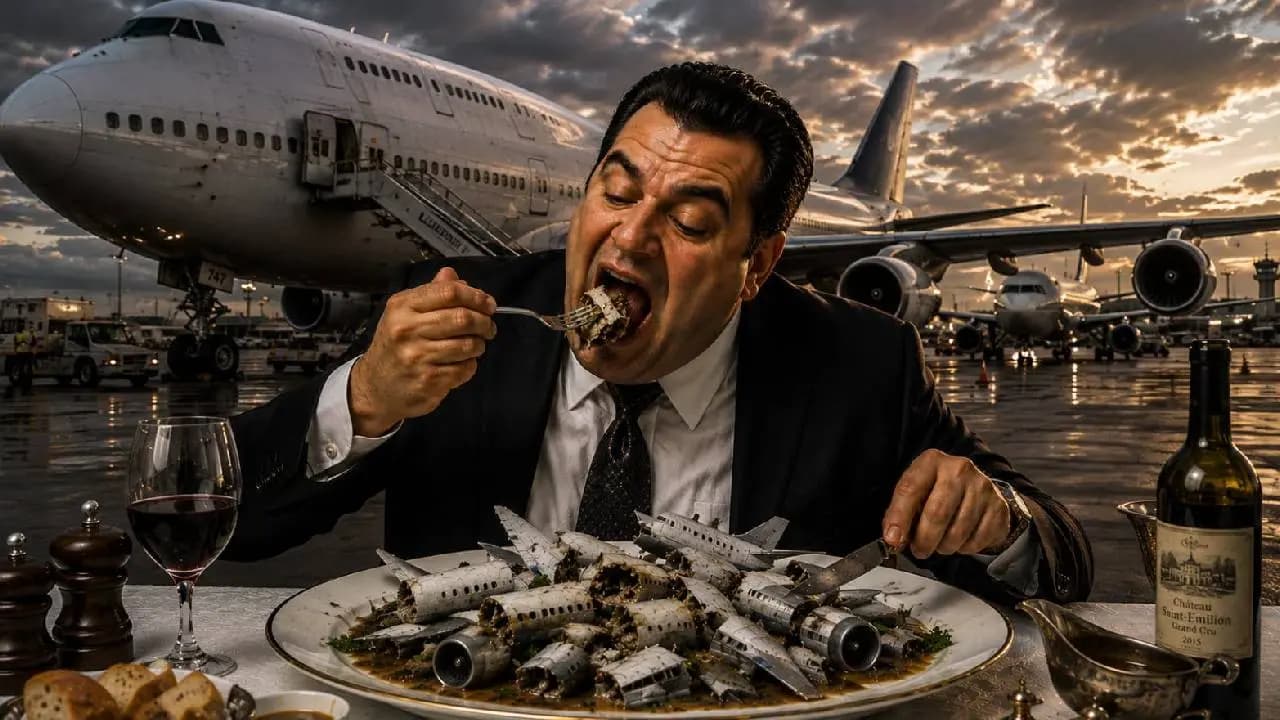 Know this man who ate an Airplane and entered the Guinness World Records
