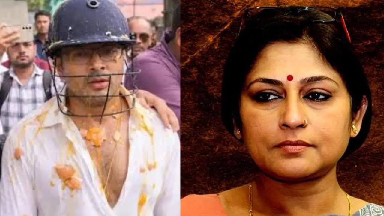 Roopa Ganguly on throwing egg culture  politics west bengal