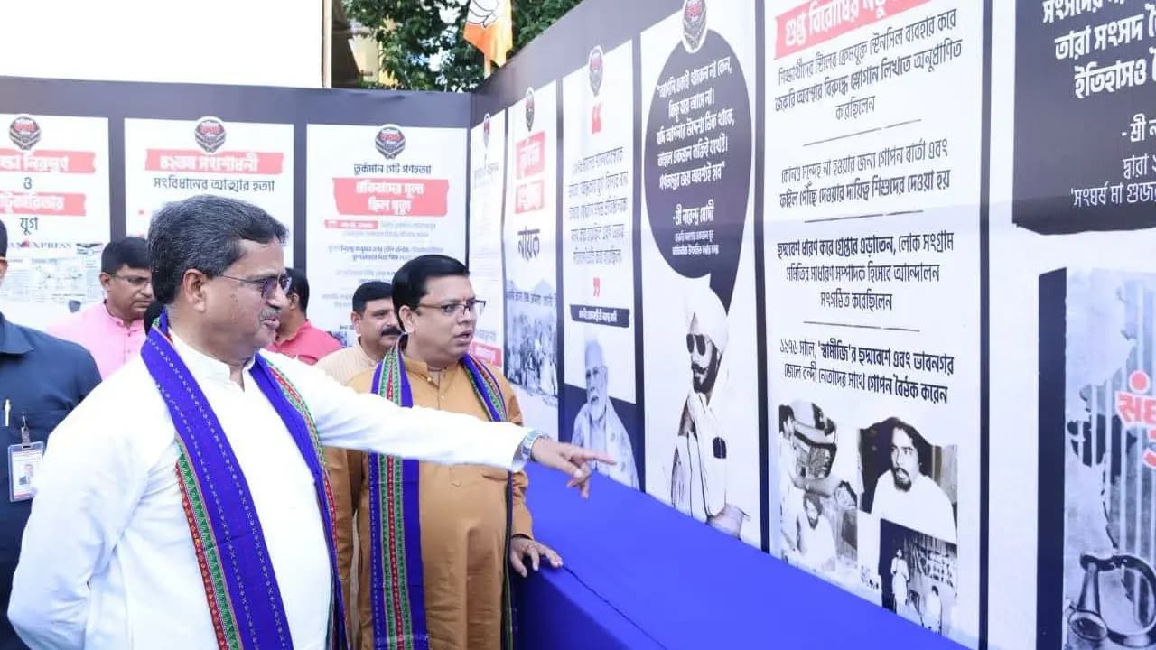 Manik Saha: future generations must know Tripura Chief Minister on Emergency