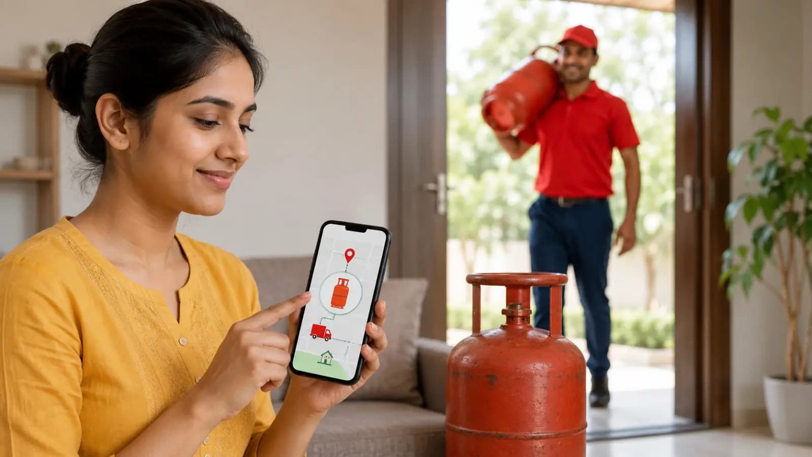 Track LPG Gas Cylinder Delivery Status Online