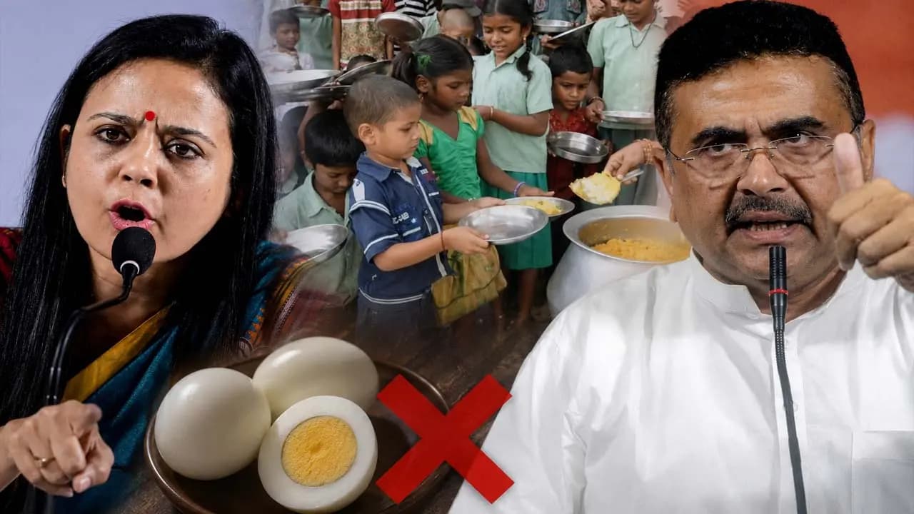Mahua Moitra On Mid-day meal: Why do not Bengals ruling party MLAs eat Rajma-Chawal Mahua Moitra targets Suvendu and his camp amidst the mid-day meal controversy