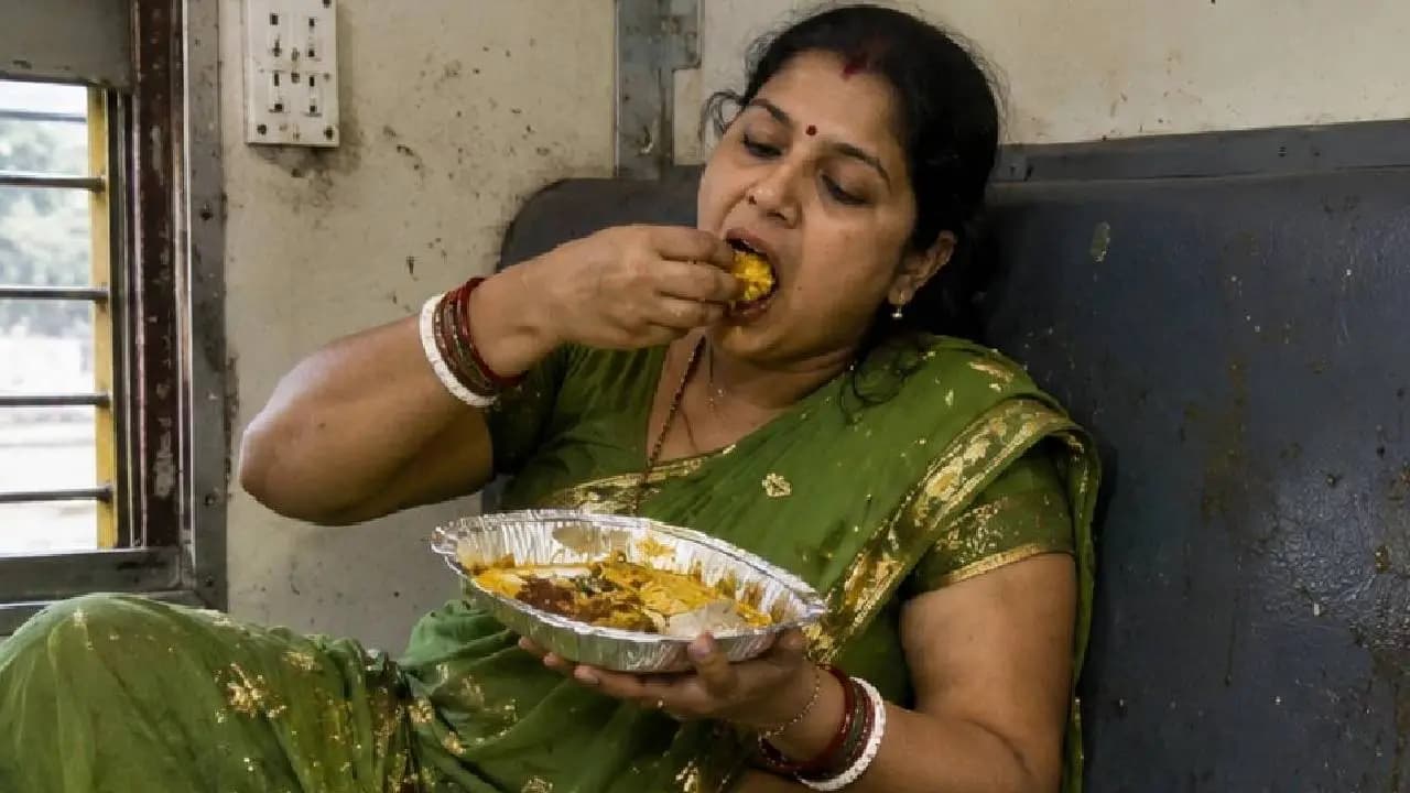 Viral Video: Woman Sets Up Dining Table Inside Indian Railway Sparks Outrage