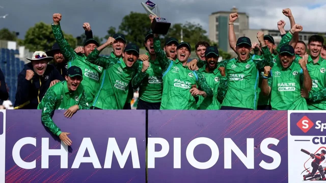 How did World Champions India lose the battle against Ireland 