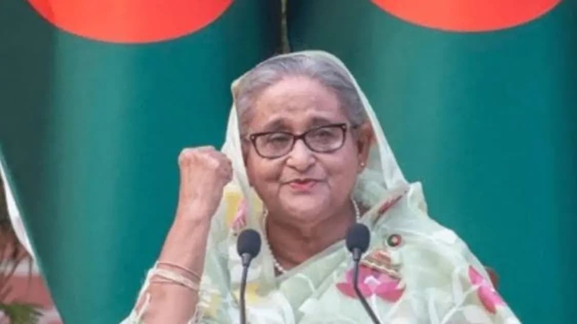 ignoring the death penalty Sheikh Hasina roars from exile