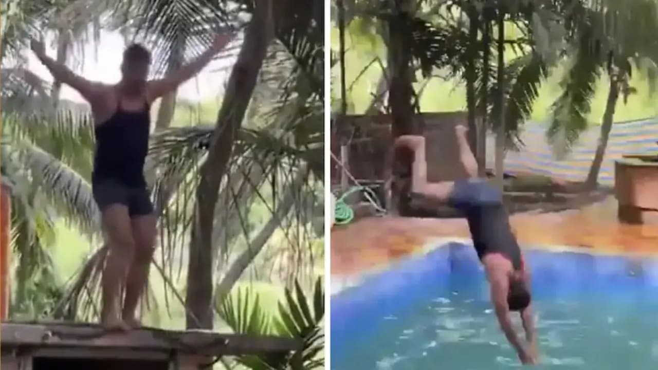 Dance Dive Death: man dies after jumping into swimming pool