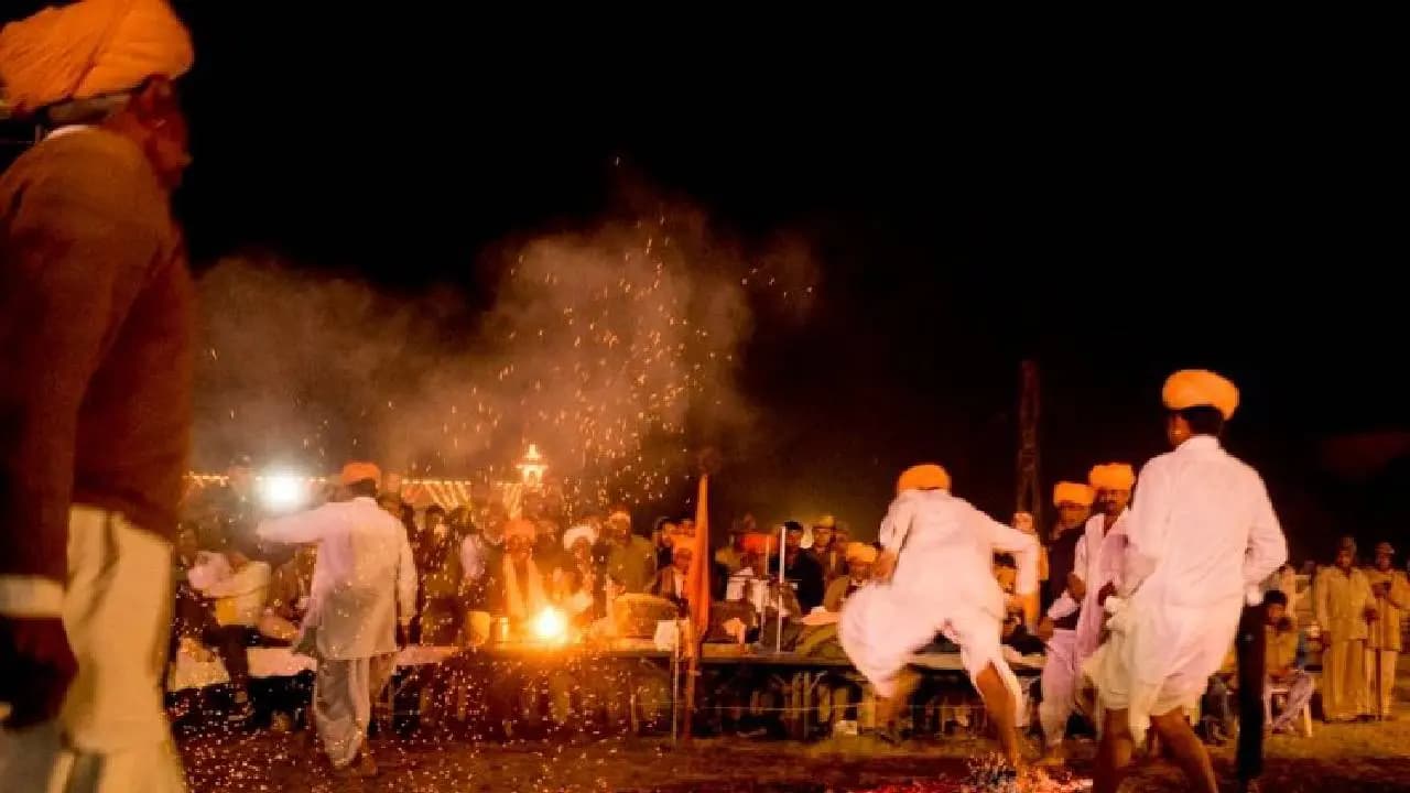 Ancient Fire Dance Tradition 