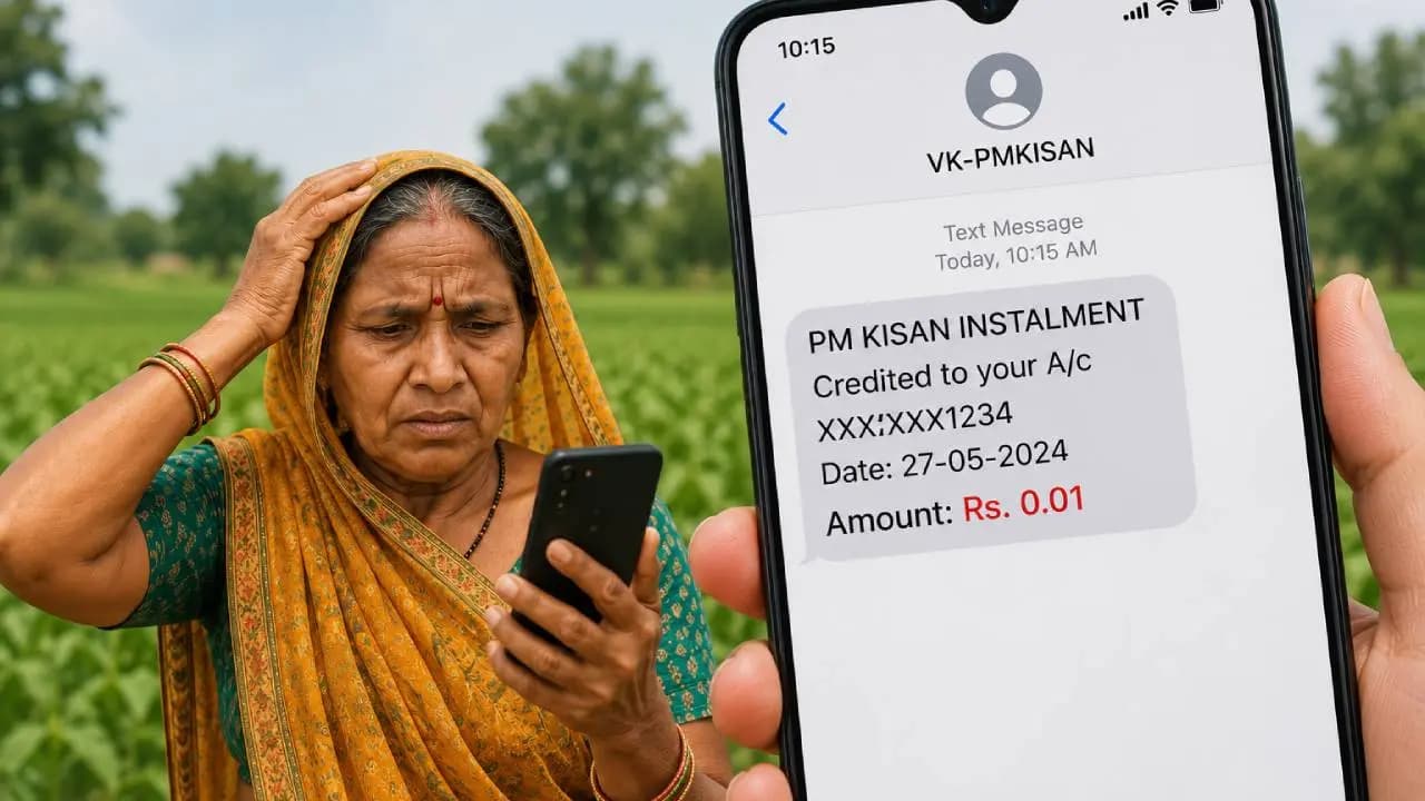 PM-Kisan SMS Glitch