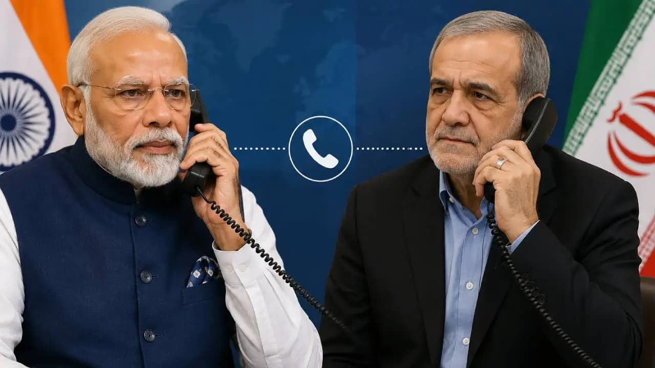PM Modi Welcomes West Asia Peace Understanding in Conversation with Iran President