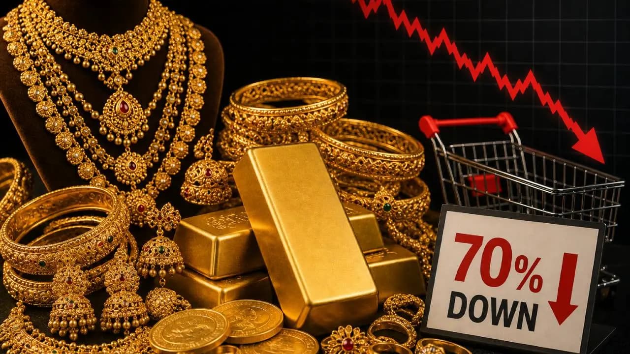 Gold Demand Crashes 70% Despite Sharp Price Correction