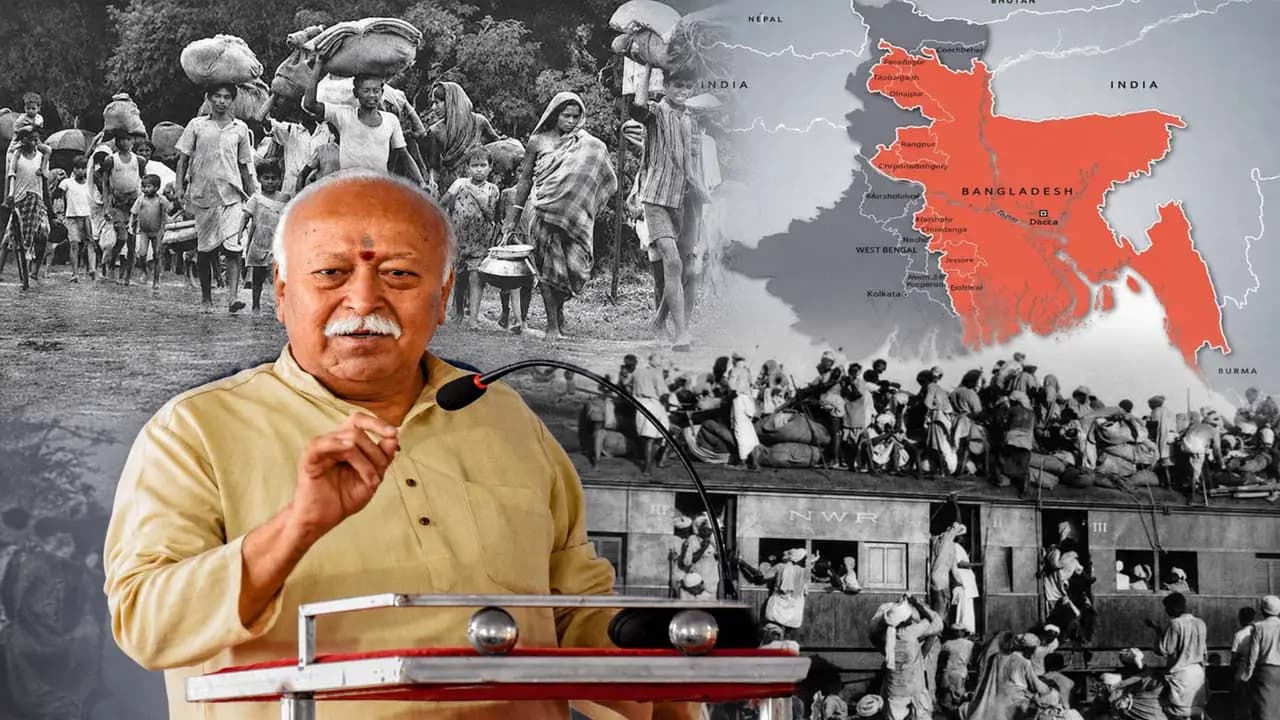 Mohan Bhagwat On Refugees: Not refugees but warriors of the struggle Mohan Bhagwat conveys a powerful message to people arriving from across the border acknowledging the pain of Partition
