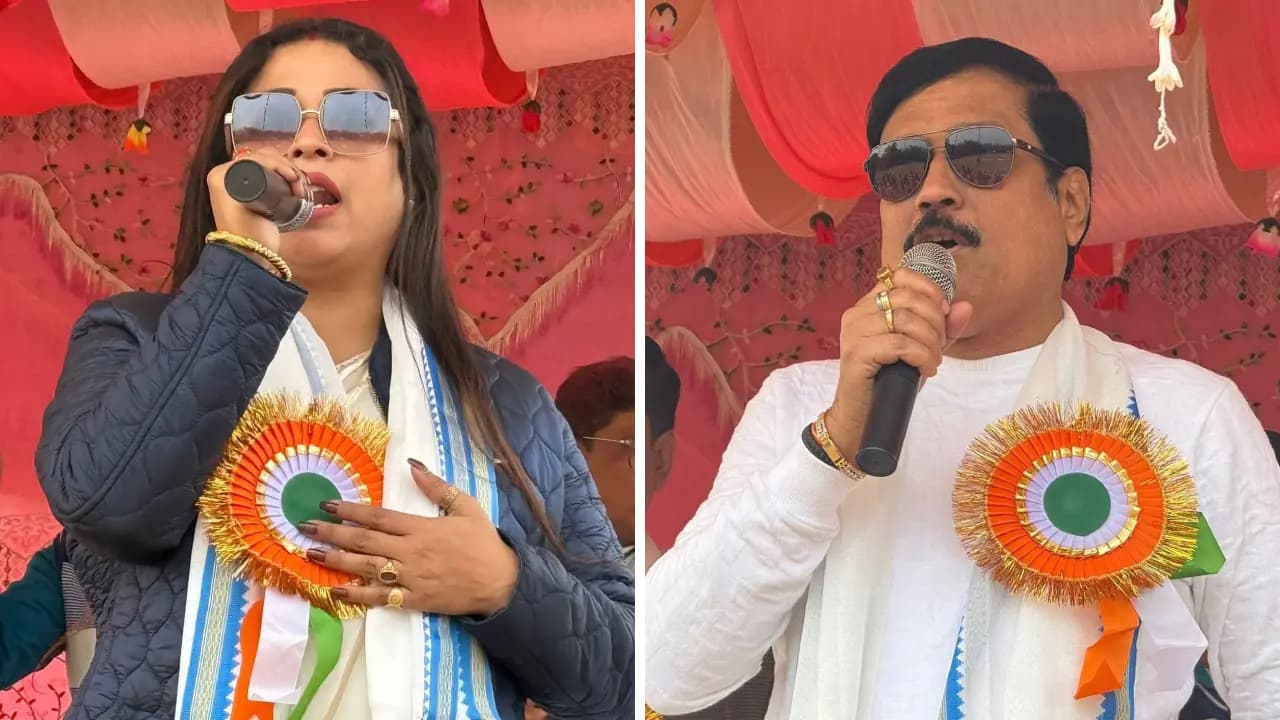 Tina Bhowmik Saha and Sabyasachi Dutta