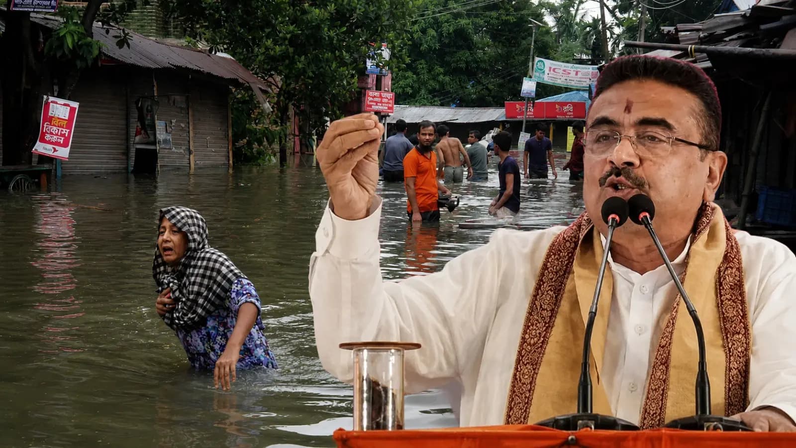 CM Suvendu Adhikary holds meeting in Uttarkanya regarding flood situation in North Bengal, emphasis on preparedness
