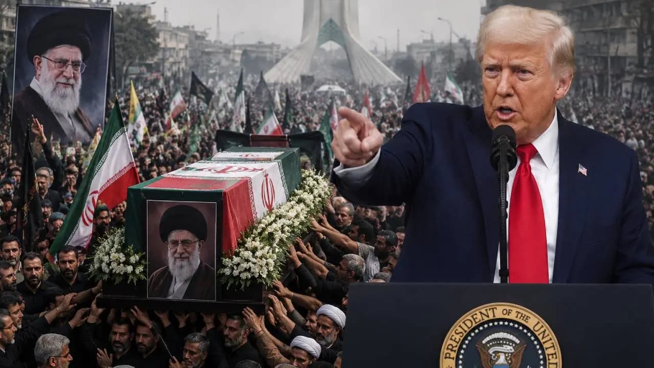 Trump Says Iran Is Ready to Negotiate After Khamenei's Funeral Processions
