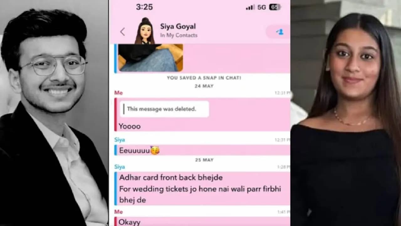 Ketan Agarwal tragic death Case: Viral Snapchat Chat Reveals Prime Suspect Siya Goel s Hidden Intent
