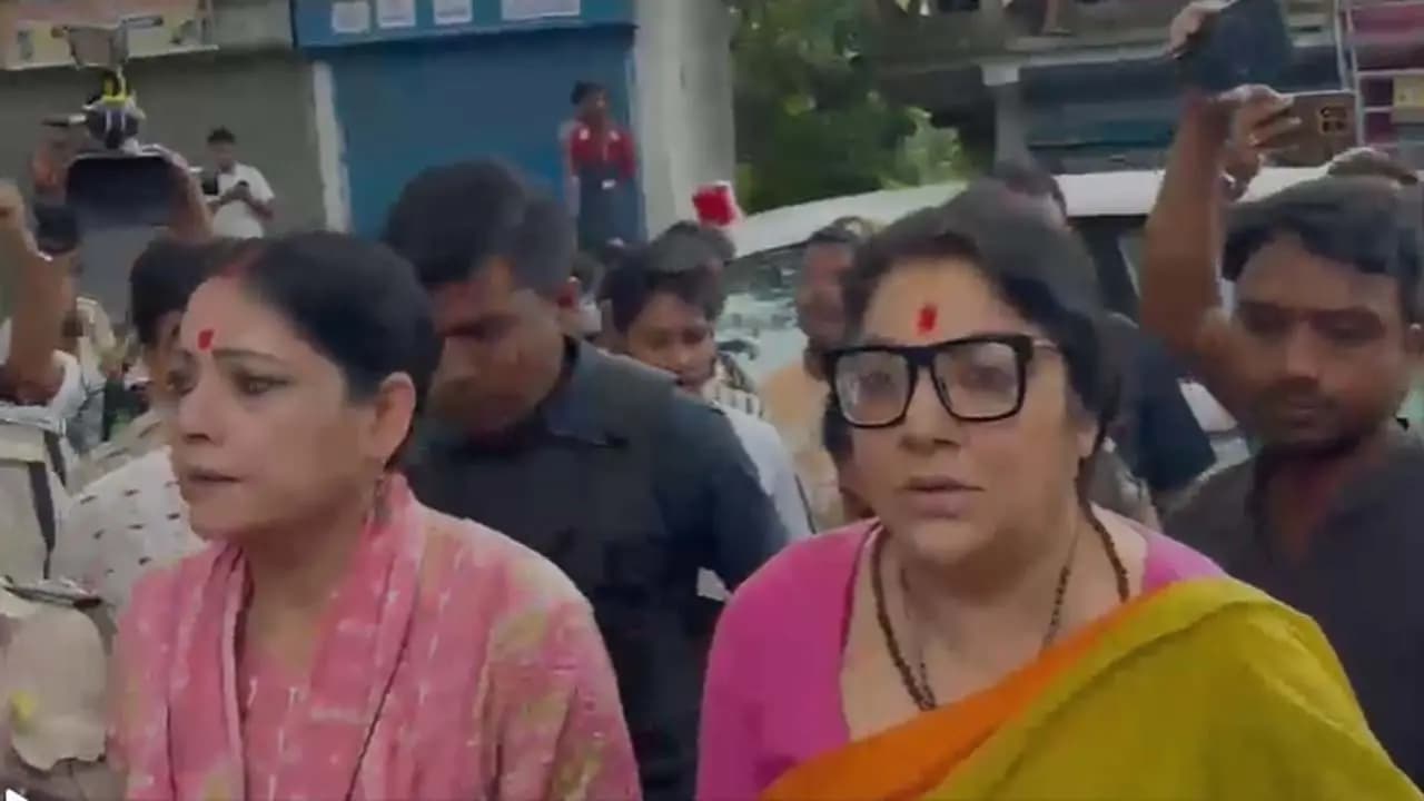 Perpetrators of violence against women will certainly be punished Agnimitra Paul visits Baruipur ahead of Suvendu and offers assurances