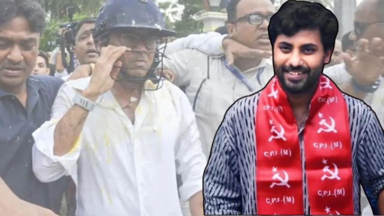 Srijan Bhattacharya exclusive reaction did CPIM leader stand by the TMC after eggs thrown to Minakshi Mukherjee car