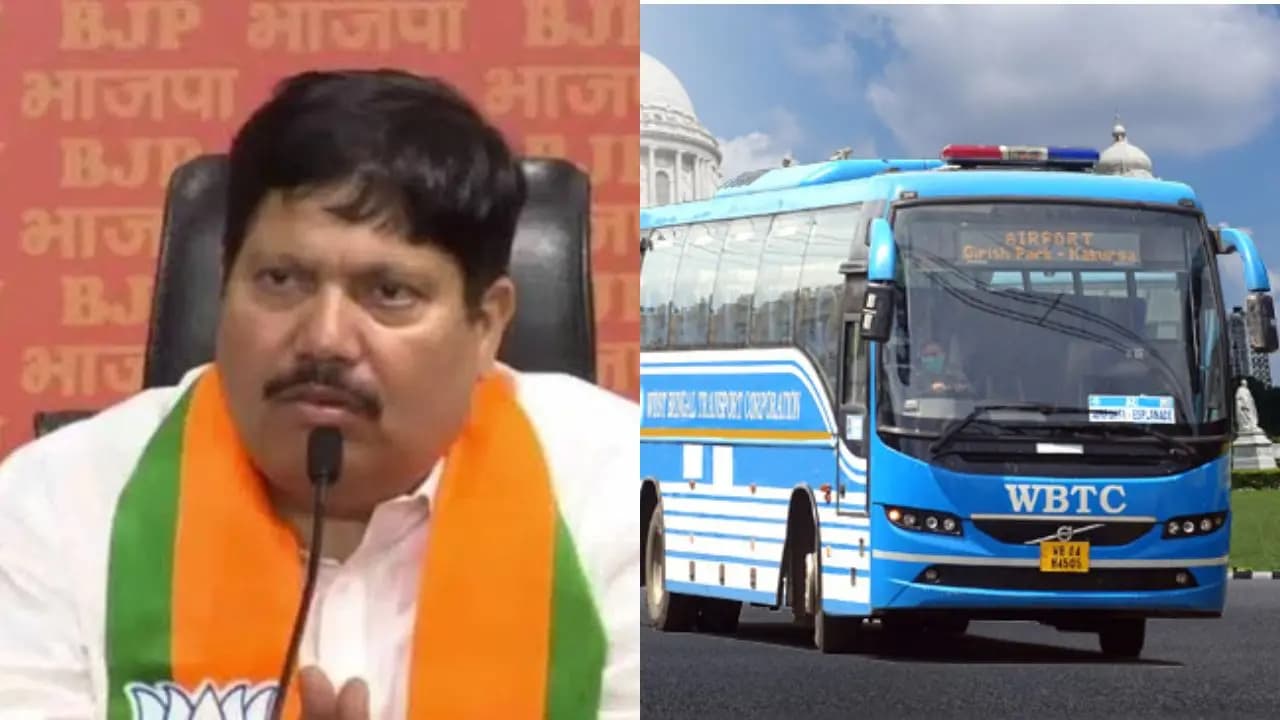 WB Govt Bus New Colour: WB Transport Minister Arjun Singh announces Government buses in Bengal will now be saffron coloured