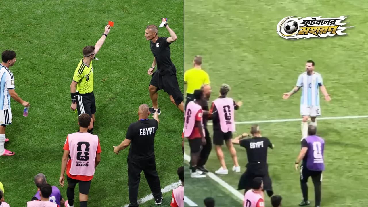 World Cup 2026:Lionel Messi clashes with Egypt Coach after controversial gesture players step in as video goes viral