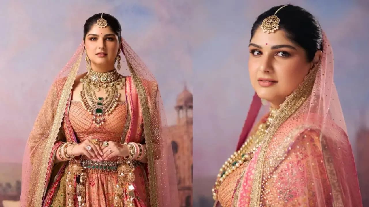 Anshula Kapoor wore mother mona kapoor wedding dupatta